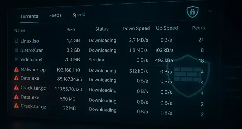 cara blokir IP tracker torrent, blacklist tracker torrent
